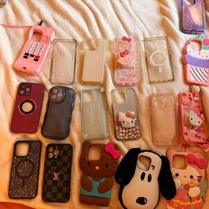 Set of 18 IPhone 15 Pro Max Cases